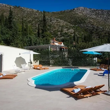 Dupcic - Five-bedroom With Private Pool And Sea View Daire *
