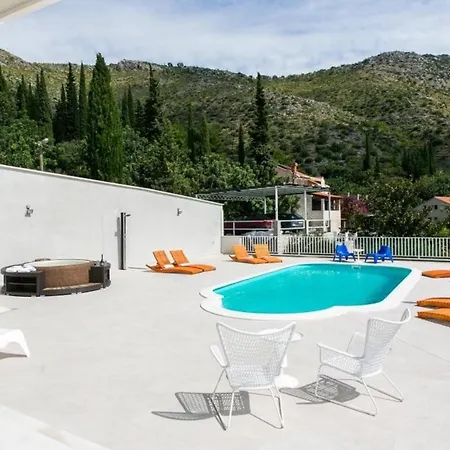 Dupcic - Five-bedroom With Private Pool And Sea View * Zaton (Dubrovnik-Neretva)
