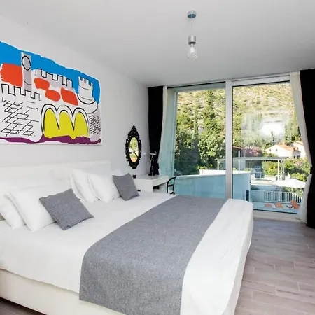 Dupcic - Five-bedroom With Private Pool And Sea View Appartement Zaton (Dubrovnik-Neretva)